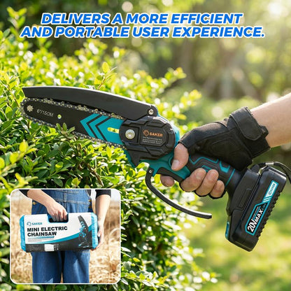 Portable electric Brushless Mini Chainsaw