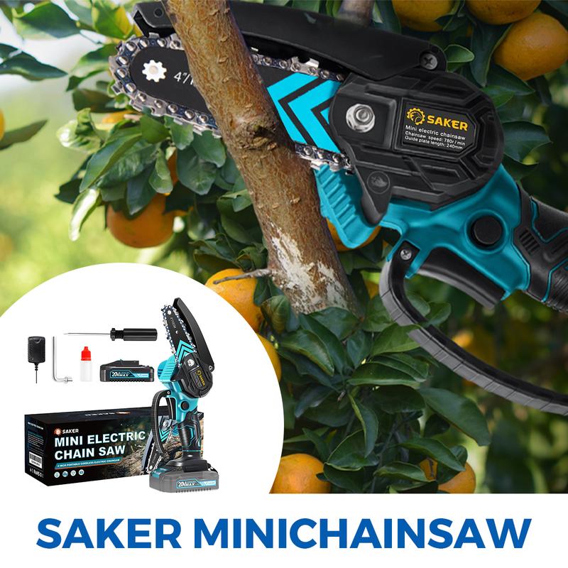 Portable electric Brushless Mini Chainsaw