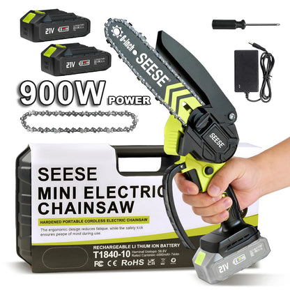 Portable cordless electric saw, brushless mini chainsaw