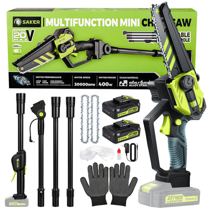 "2-in-1 brushless telescopic chainsaw, handheld chainsaw"