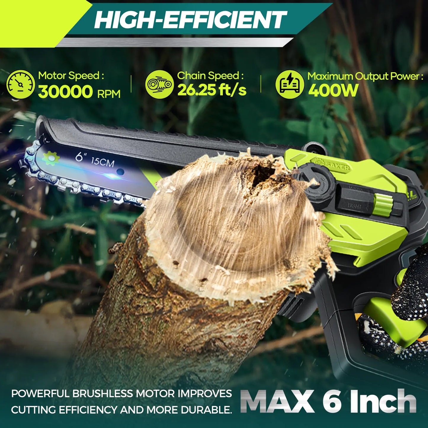 "2-in-1 brushless telescopic chainsaw, handheld chainsaw"