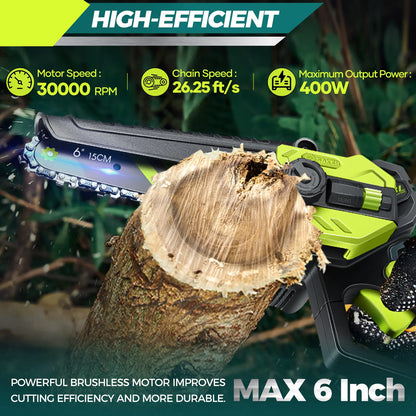 "2-in-1 brushless telescopic chainsaw, handheld chainsaw"